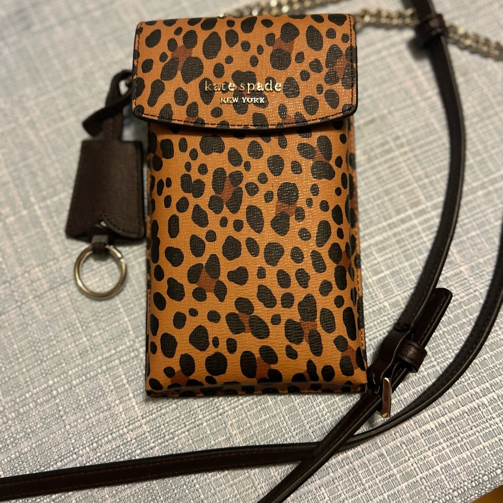 Kate Spade Brown and Black Animal Print Bag